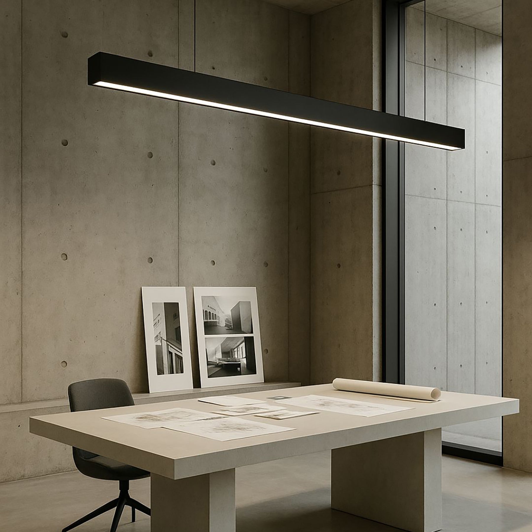  Black LED Linkable Linear Light With Toolless Locking System