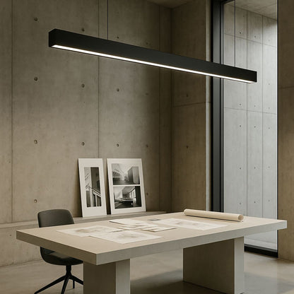  Black LED Linkable Linear Light With Toolless Locking System
