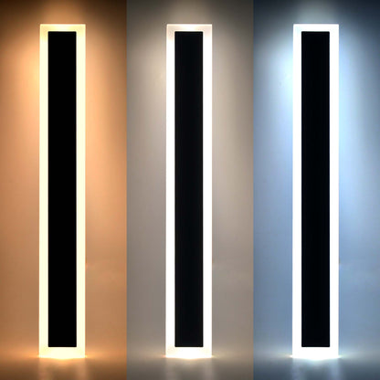  Black LED Rectangular Linear Wall Light