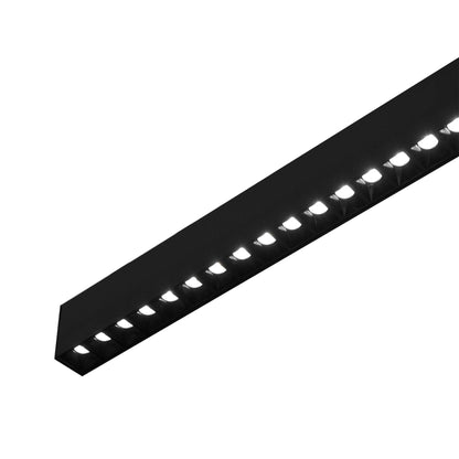 Modern Black LED Ultra Slim Linear Ceiling Pendant Light