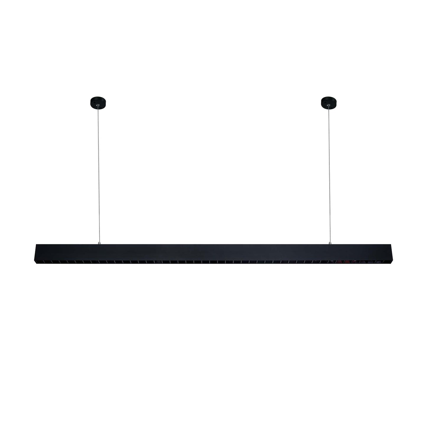  Modern Black LED Ultra Slim Linear Ceiling Pendant Light