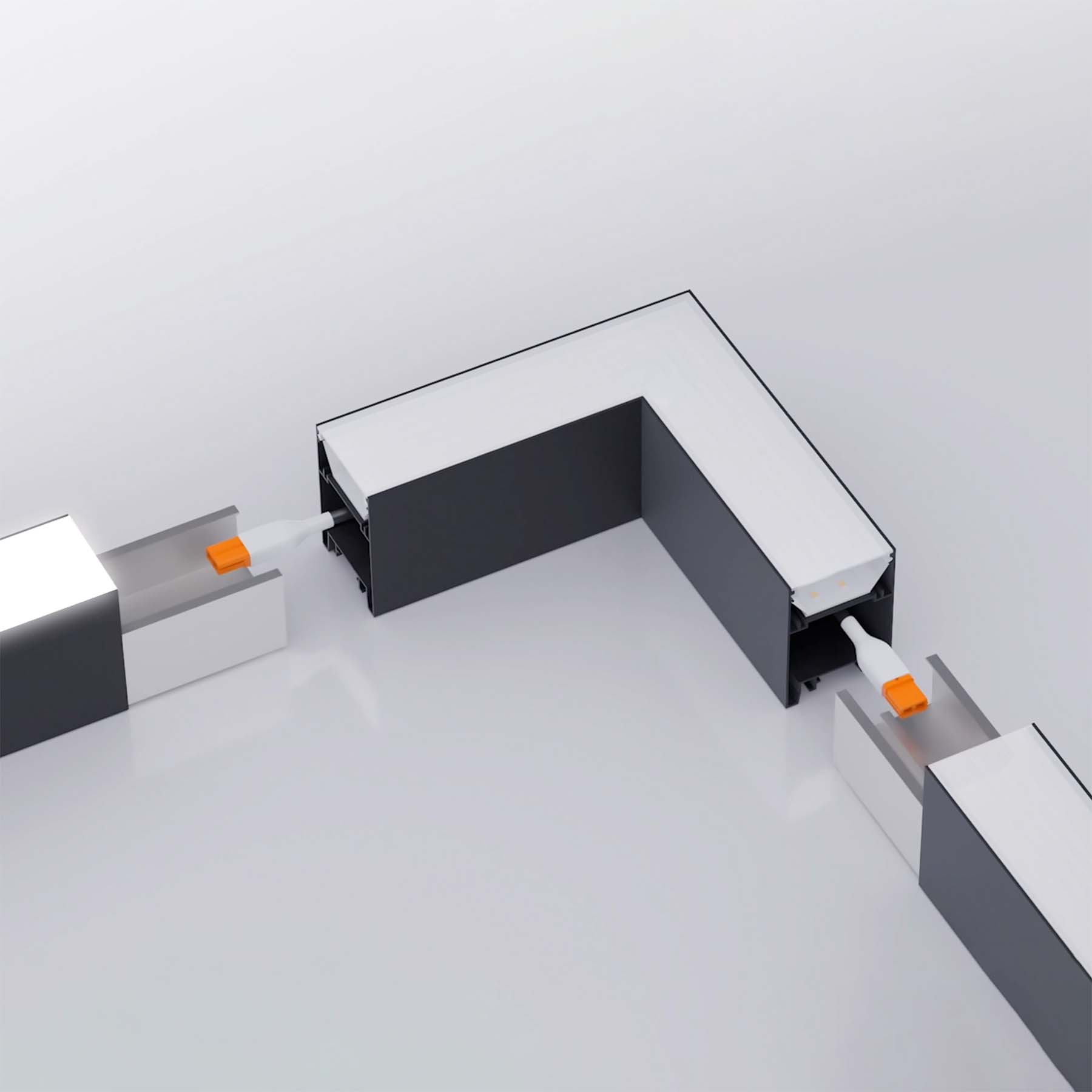  LED Linear Light 90° L Shape Connector Module