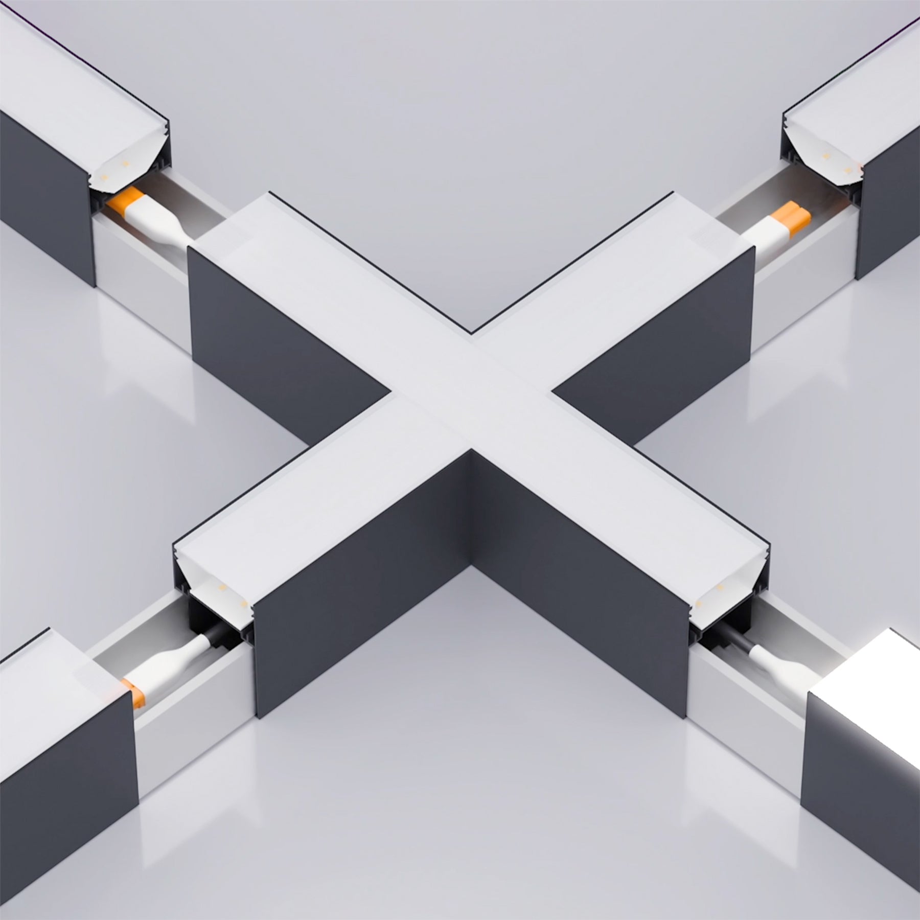  LED Linear Light X Shape Connector Module
