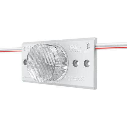  2835 3W 1 LED Sidelight Injection Module – 12V Cool White, IP67, 15°x45° Beam