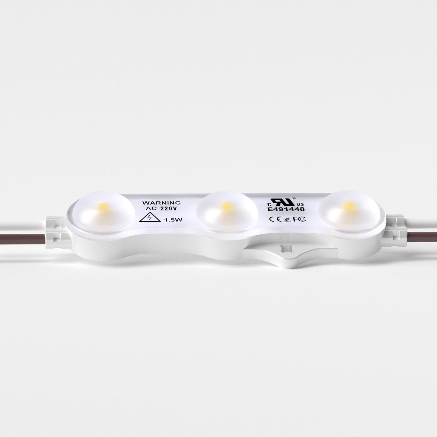  AC 230V 1.5W 3 LED Signage Module – 2835 SMD, IP67 Waterproof