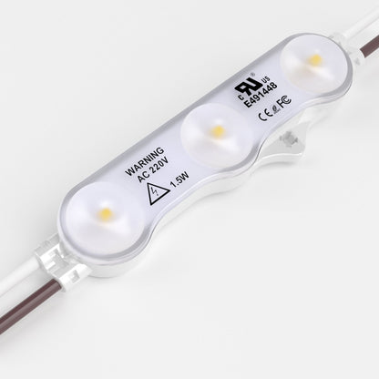  AC 230V 1.5W 3 LED Signage Module – 2835 SMD, IP67 Waterproof