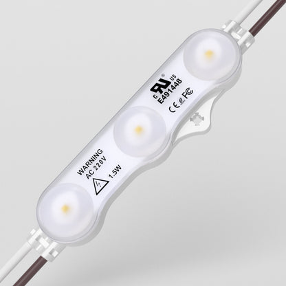  AC 230V 1.5W 3 LED Signage Module – 2835 SMD, IP67 Waterproof