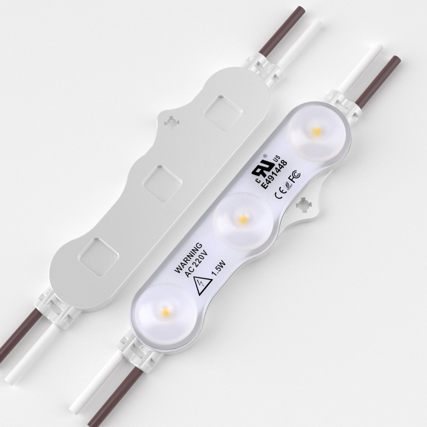  AC 230V 1.5W 3 LED Signage Module – 2835 SMD, IP67 Waterproof