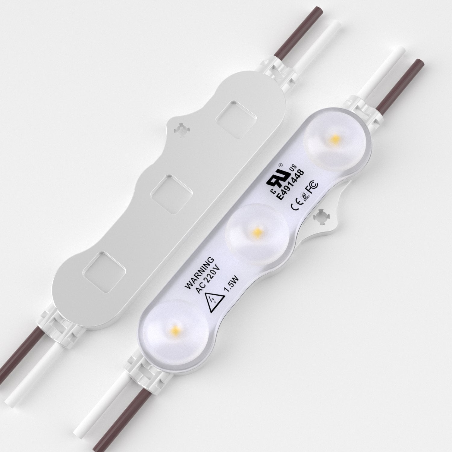  AC 230V 1.5W 3 LED Signage Module – 2835 SMD, IP67 Waterproof