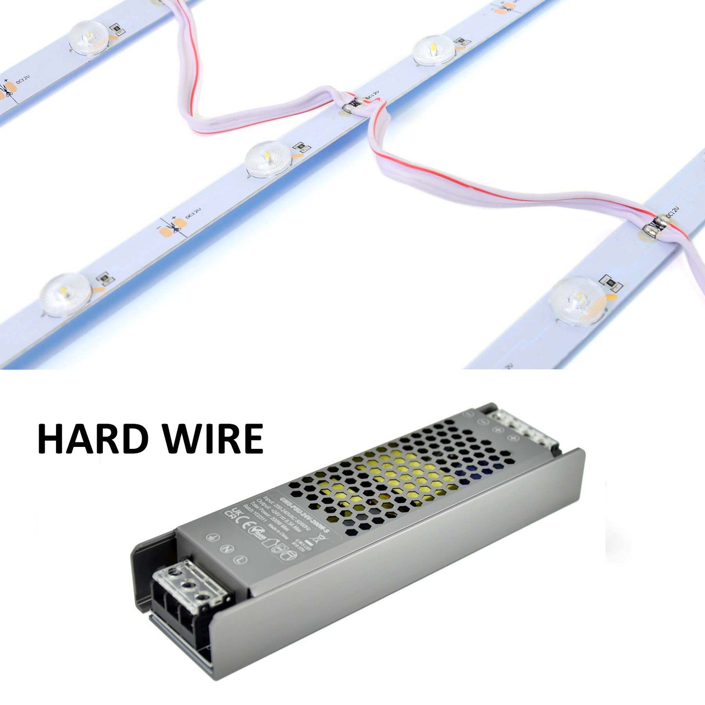  DC 24V 3030 LED Sign Board Light Bar Ladder Backlight (10pcs)