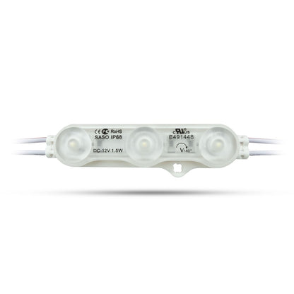  2835 1.5W 3 LED Injection Module – 12V Cool White, IP67 For Signage