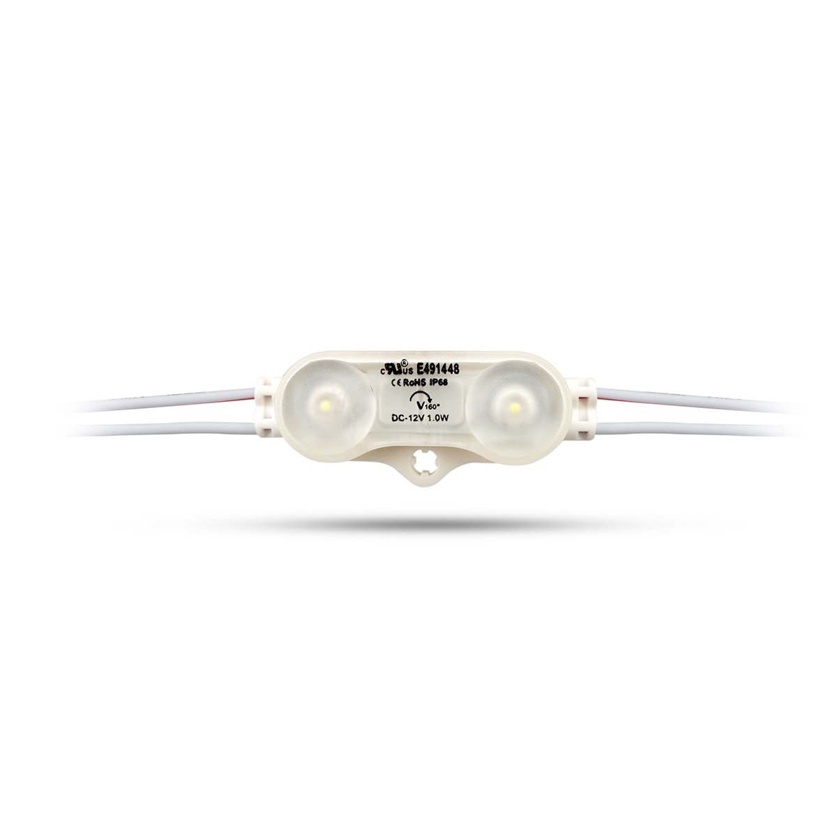  2835 1W 2 LED Injection Module – 12V Cool White, IP67 For Signage