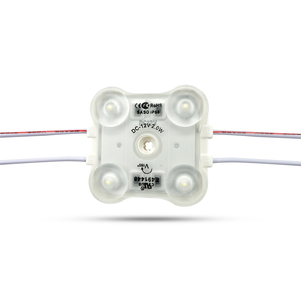  2835 2W 4 LED Injection Module – 12V Cool White, IP67 For Signage