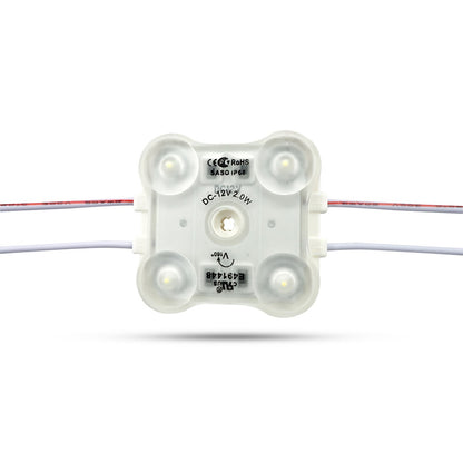  2835 2W 4 LED Injection Module – 12V Cool White, IP67 For Signage