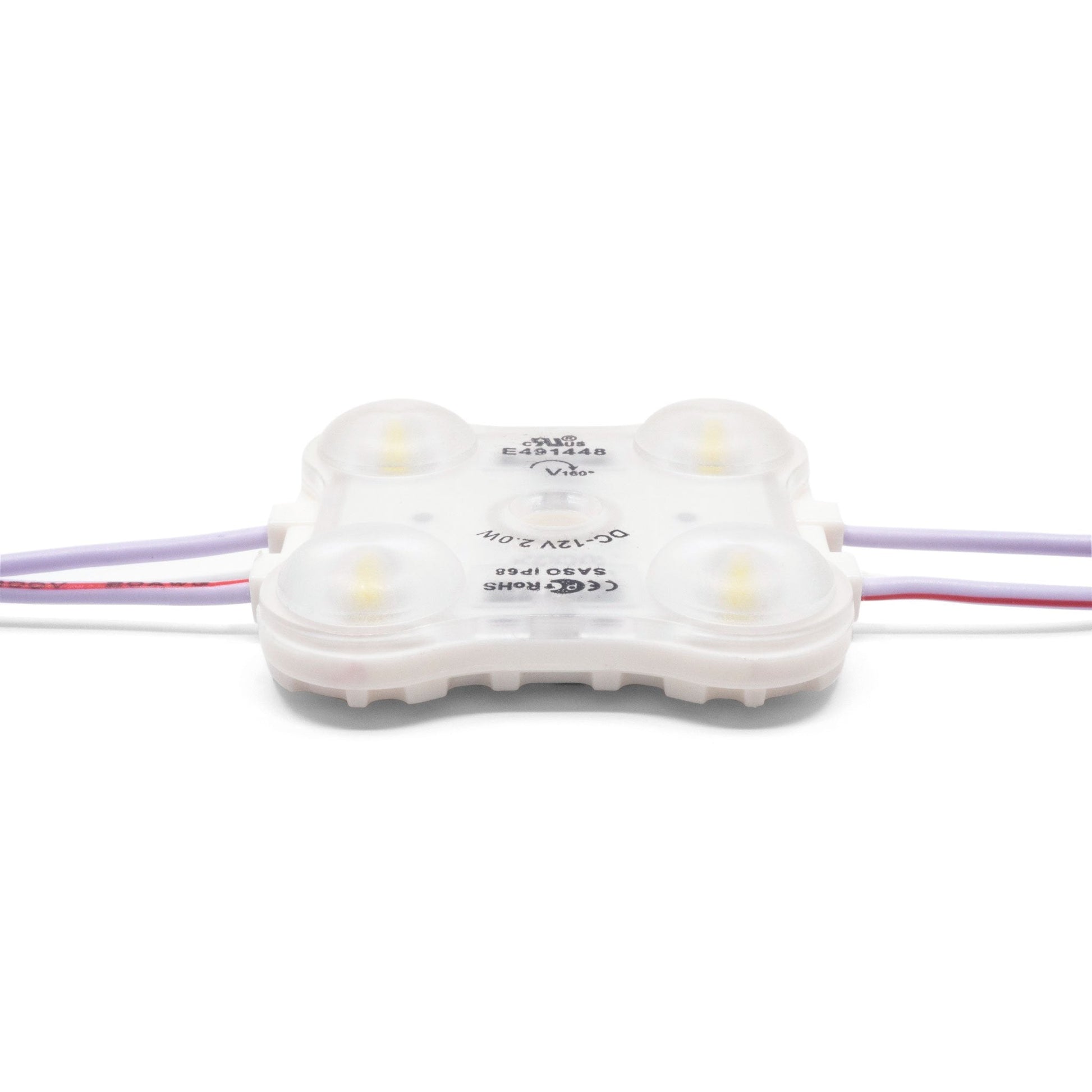  2835 2W 4 LED Injection Module – 12V Cool White, IP67 For Signage