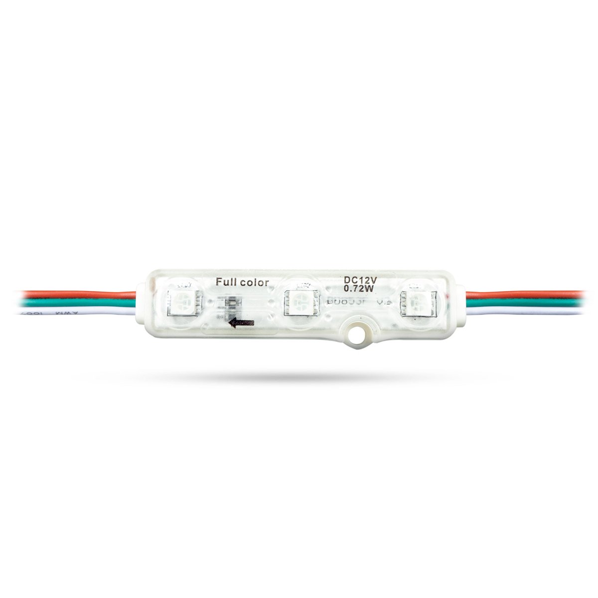  5050 3 LED Addressable RGB Pixel Module – 1903IC SPI Control, 12V, IP67 For Digital Signage
