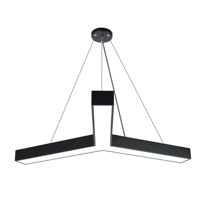  Black LED Y Shape Pendant Light 3CCT