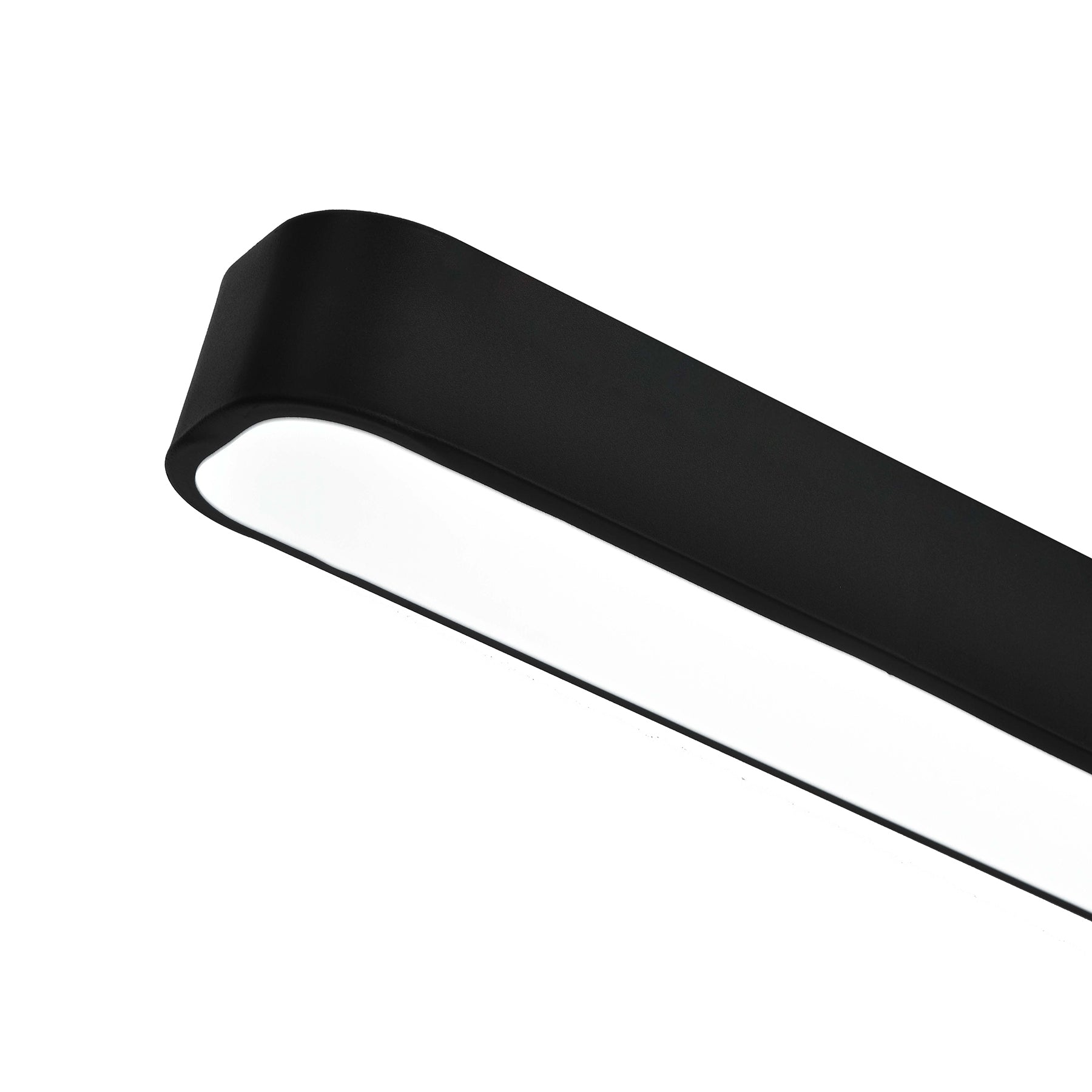  Black LED Rectangular Pendant Light 3CCT