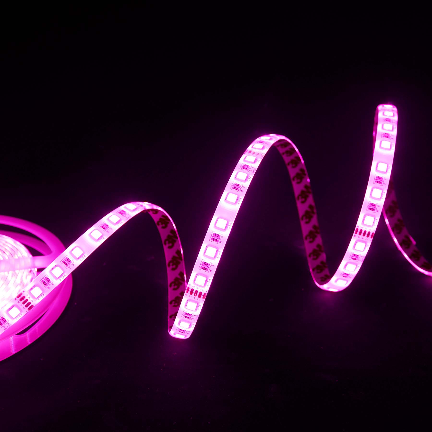  LED 5050 Strip Light, 5M Reel, IP44, 12V, 60 LEDs/M, RGB+White