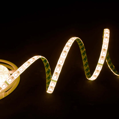  LED 5050 Strip Light, 5M Reel, IP44, 24V, 60 LEDs/M, RGB+Warm White