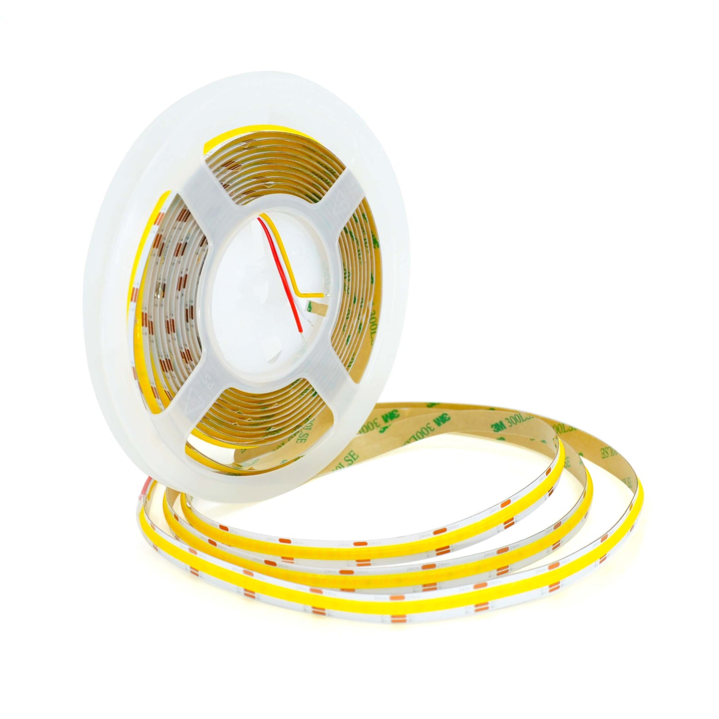  LED COB Strip Light, Seamless, 5M Reel, IP20/IP65, 24V, 10mm/12mm Wide, CCT