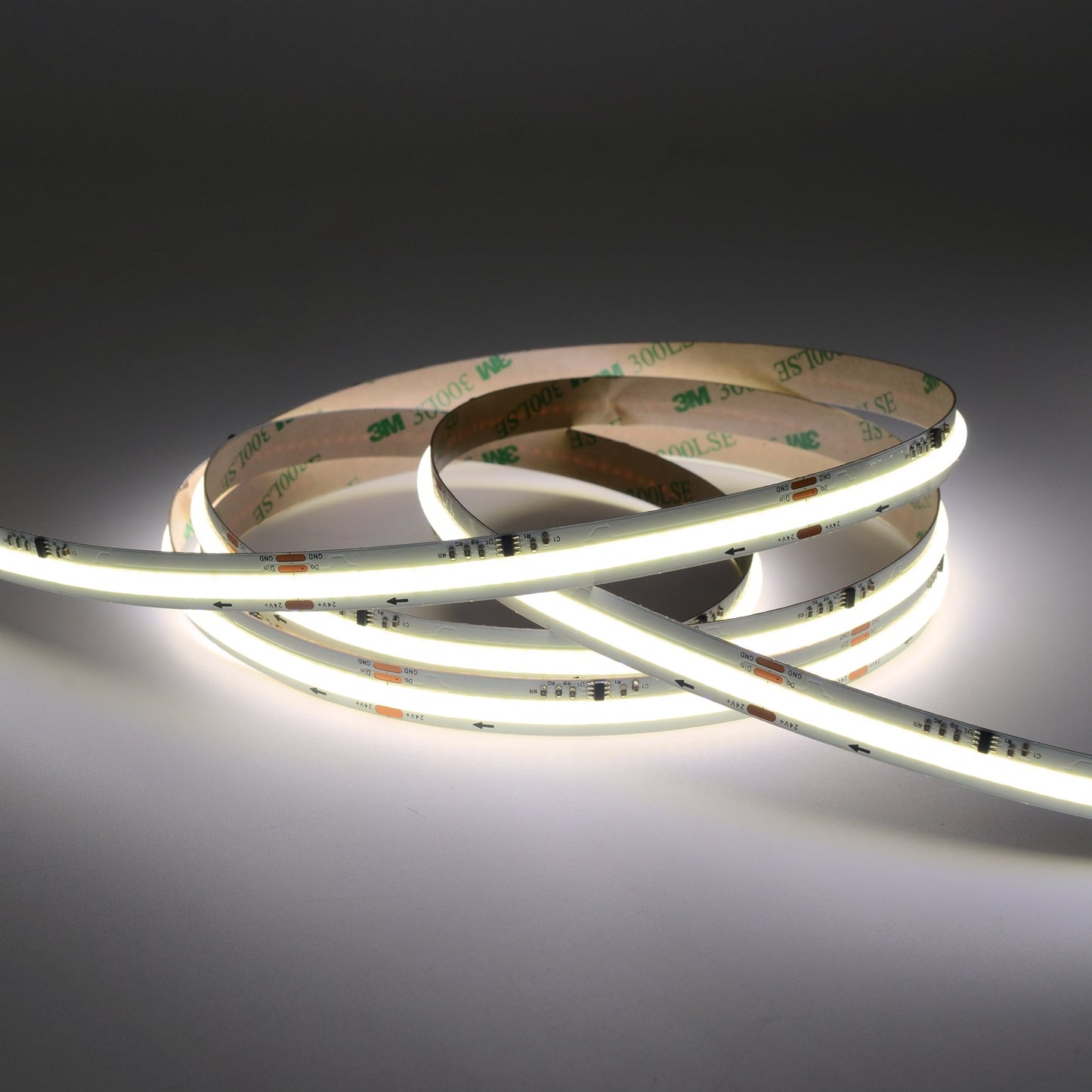  WS2811 COB Flowing Effect LED Strip Light, 24V, 5M Reel, IP20 | Dynamic Running Light