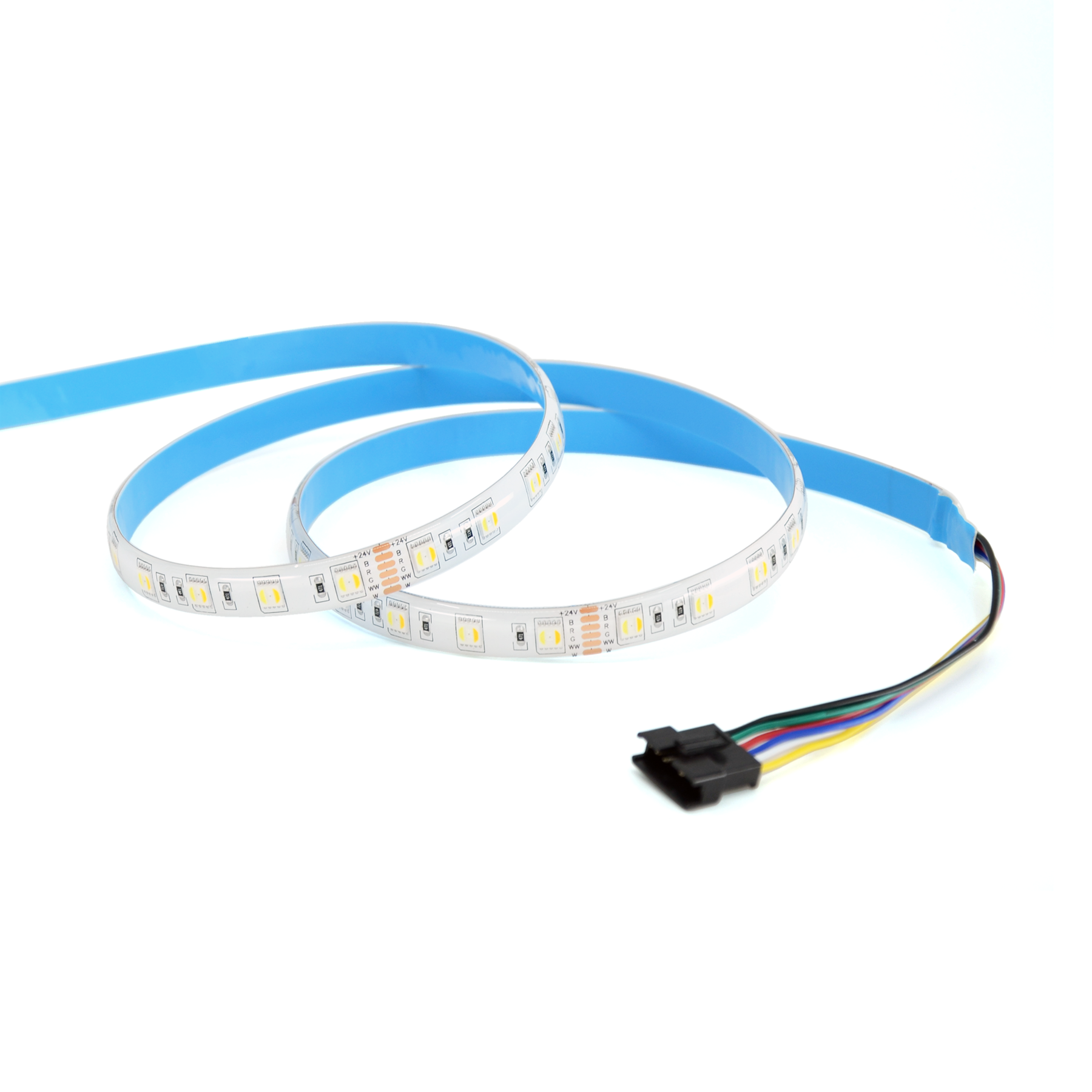  LED 5050 Strip Light, 5M Reel, IP44, 24V, 60 LEDs/M, RGB+CCT