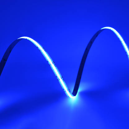  LED COB Strip Light, Seamless, 5M Reel, IP20, 24V, 12mm Wide, RGB+CCT