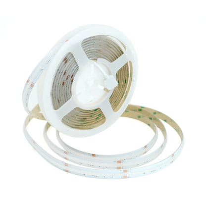  LED COB Strip Light, Seamless, 5M Reel, IP20, 24V, 12mm Wide, RGB+White