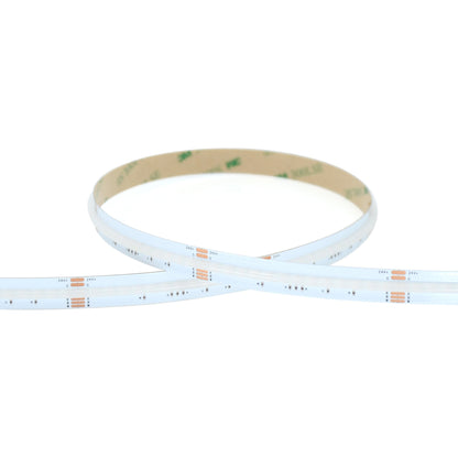  LED COB Strip Light, Seamless, 5M Reel, IP20, 24V, 12mm Wide, RGB+Warm White