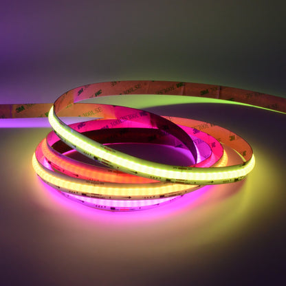 WS2811 SPI COB RGB LED Strip Light 24V – 5M Digital Addressable, IP20