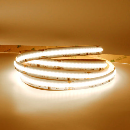  UCS2904 SPI COB RGBWW LED Strip Light 24V – 5M Digital Addressable, IP20