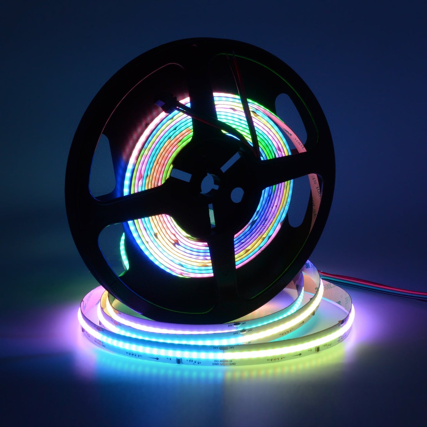  UCS2904 SPI COB RGBW LED Strip Light 24V – 5M Digital Addressable, IP20