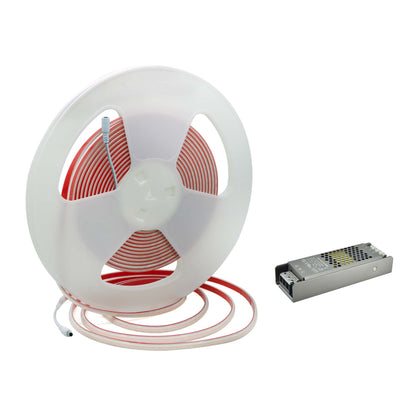  LED COB Strip Light, Seamless, 10M Reel, IP20/IP65, 24V, 1cm/Cut