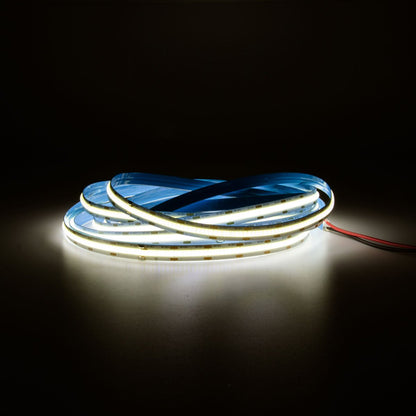  LED COB Strip Light, Seamless, 5M Reel, IP20, 12V, 10mm Wide