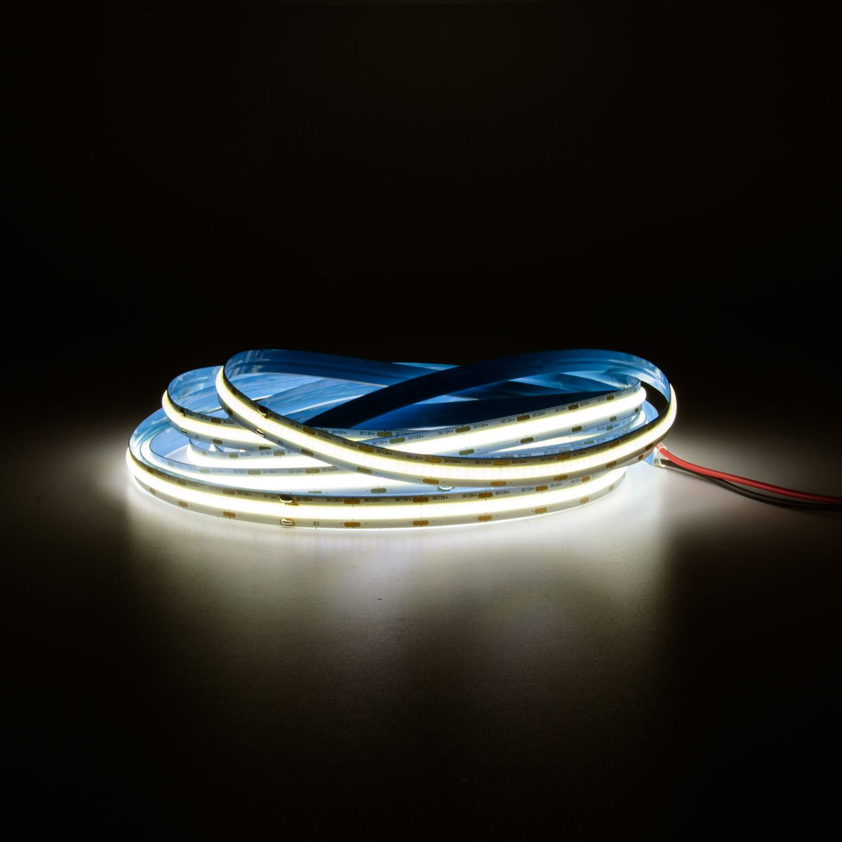  LED COB Strip Light, Seamless, 5M Reel, IP20, 24V, 10mm Wide