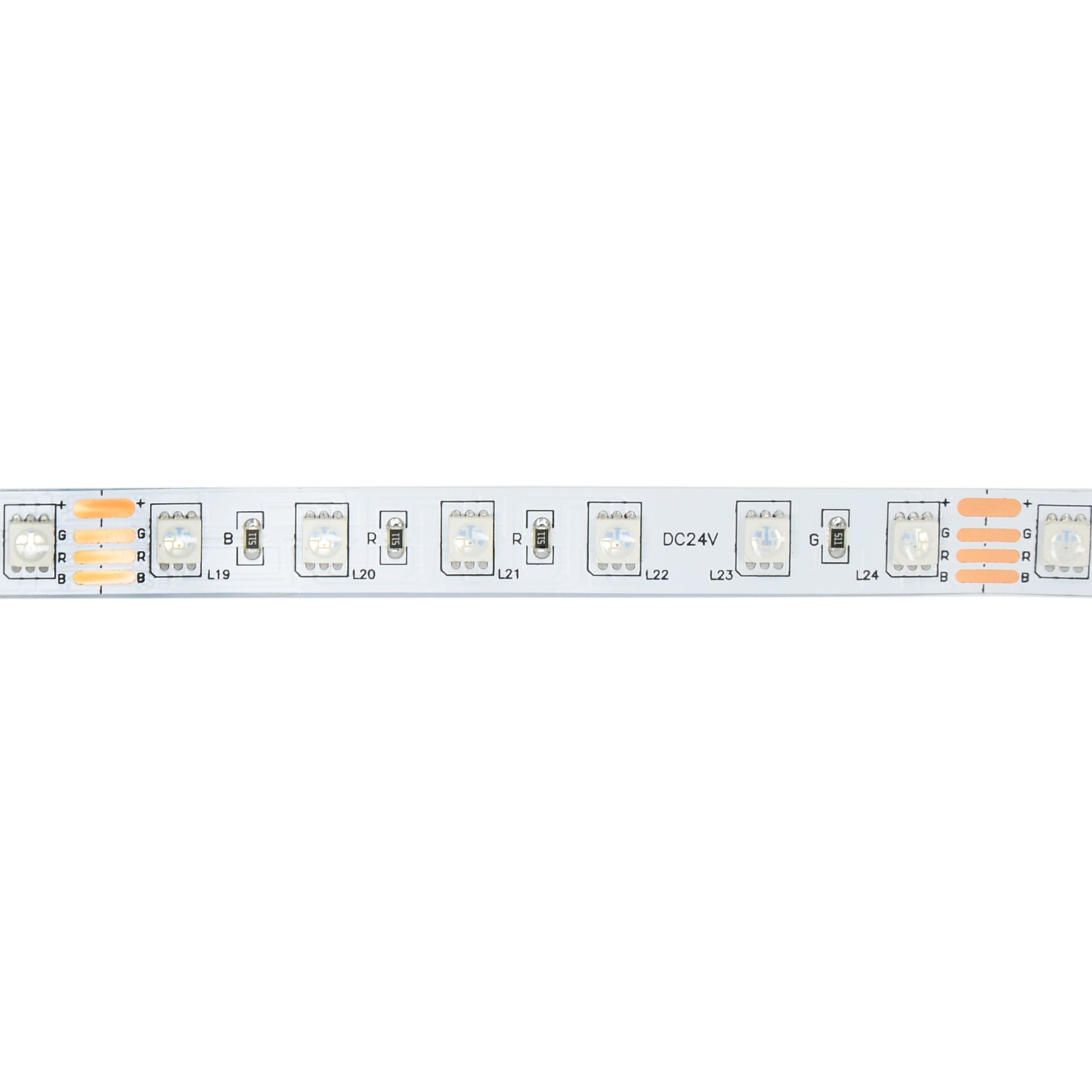  LED 5050 Strip Light, 20M Reel, IP20, 24V, 60 LEDs/M, RGB