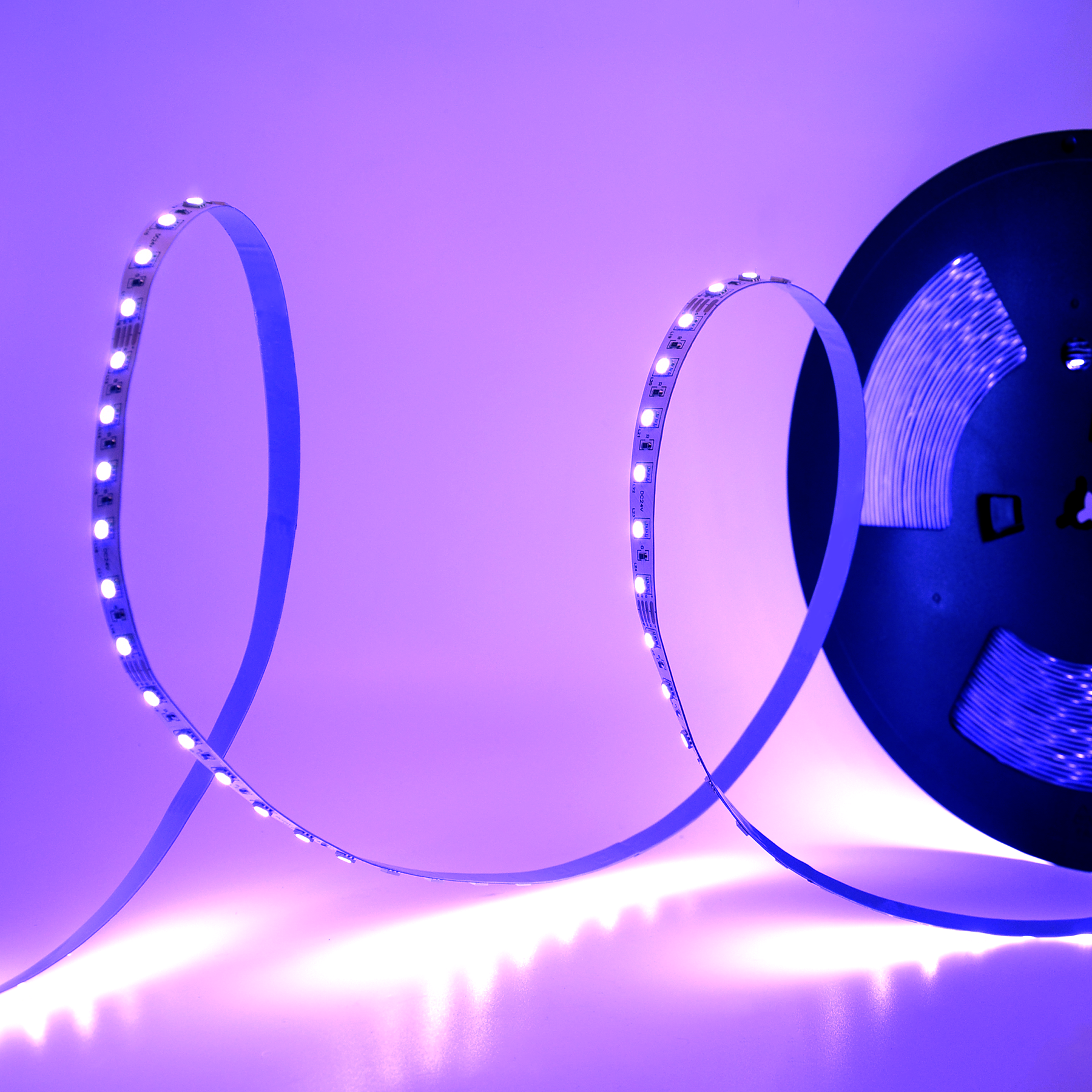  LED 5050 Strip Light, 20M Reel, IP20, 24V, 60 LEDs/M, RGB