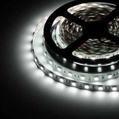  LED 5050 Strip Light, 5M Reel, IP44, 12V, 60 LEDs/M