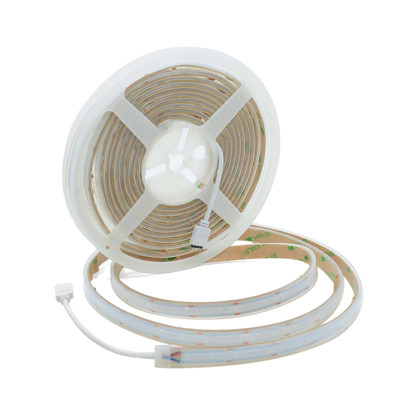  LED COB Strip Light, Seamless, 5M Reel, IP20/IP65, 24V, 10mm/12mm Wide, RGB
