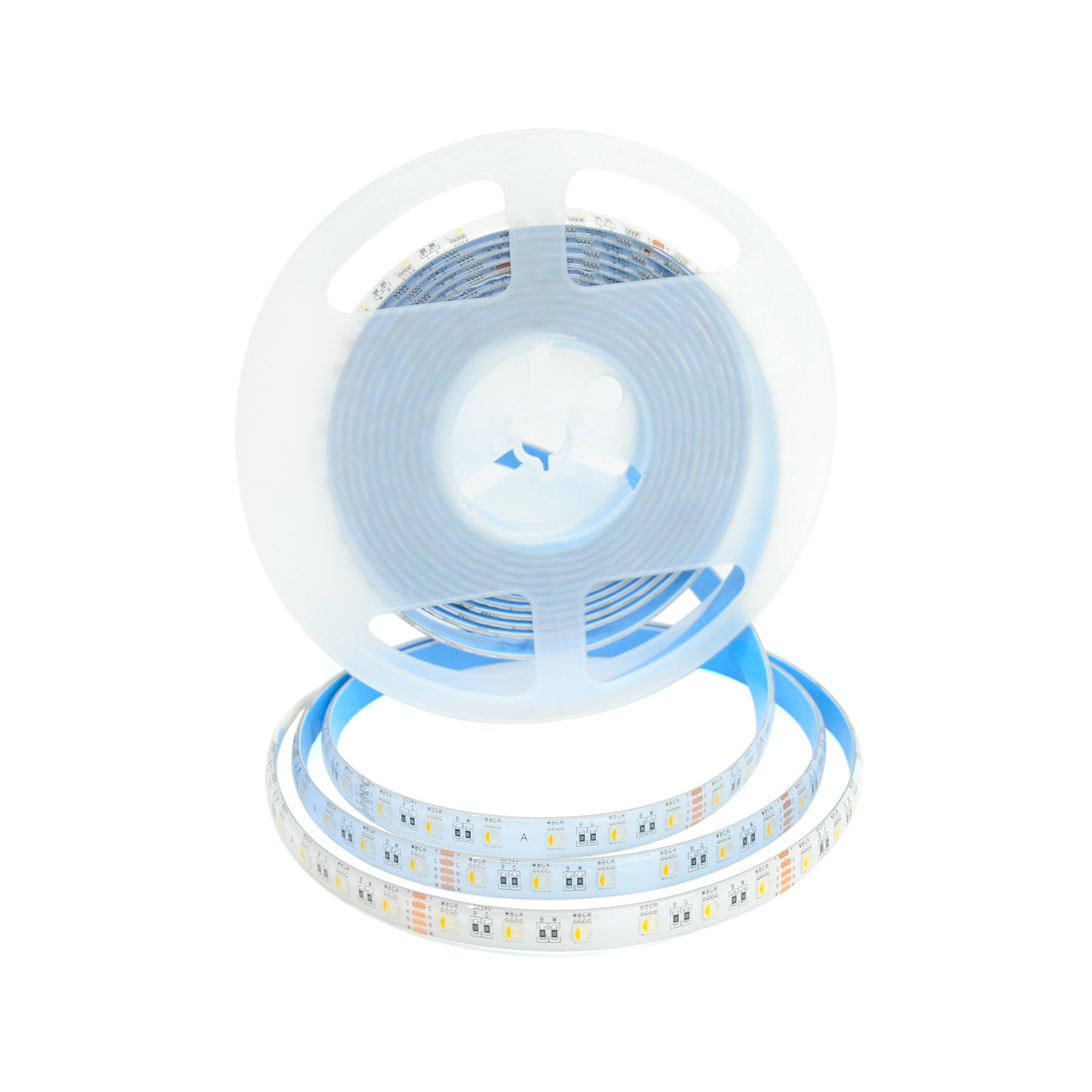  LED 5050 Strip Light, 5M Reel, IP44, 24V, 60 LEDs/M, RGB+Warm White