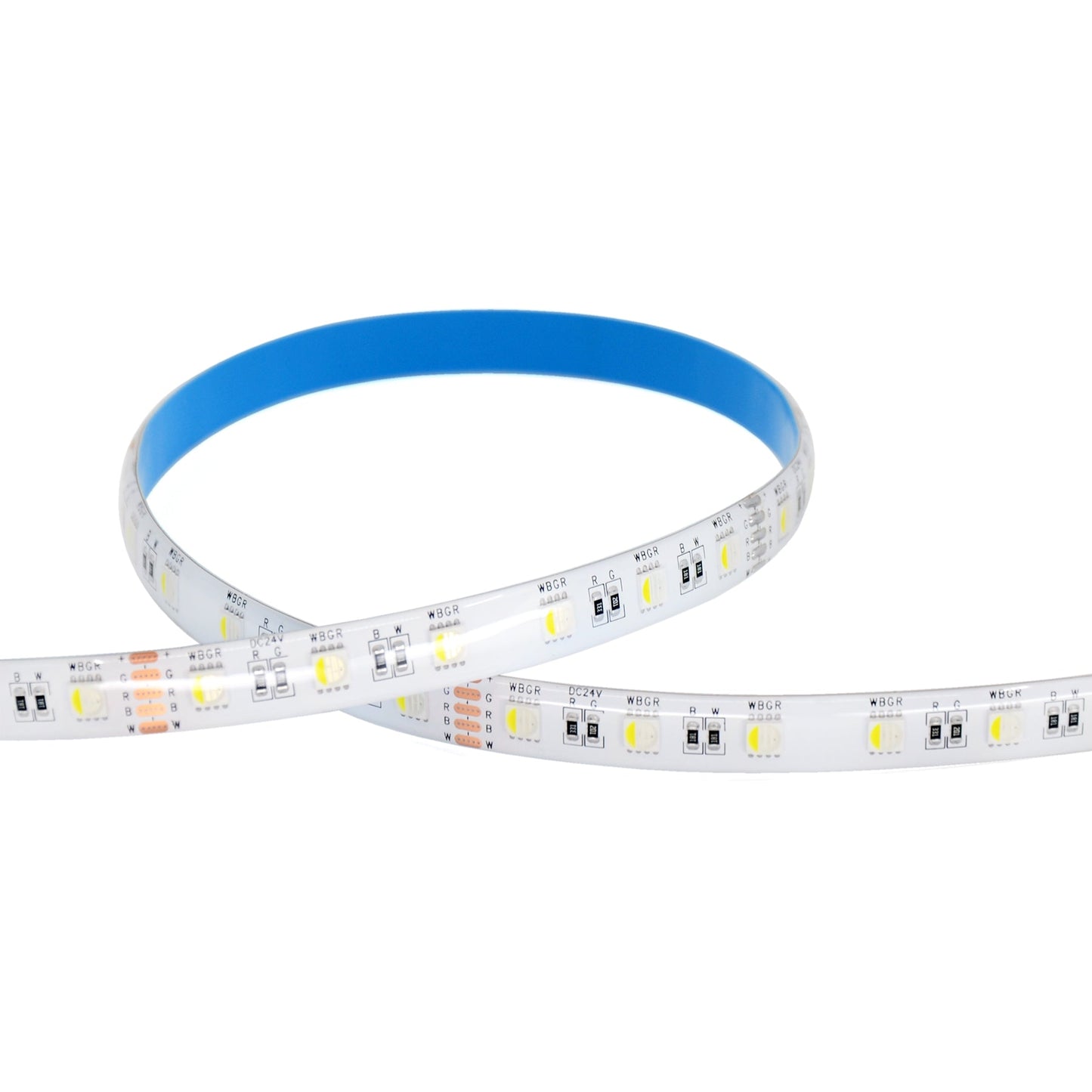  LED 5050 Strip Light, 5M Reel, IP44, 24V, 60 LEDs/M, RGB+White