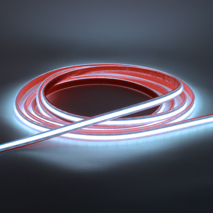  LED COB Strip Light, Seamless, 10M Reel, IP20/IP65, 24V, 1cm/Cut