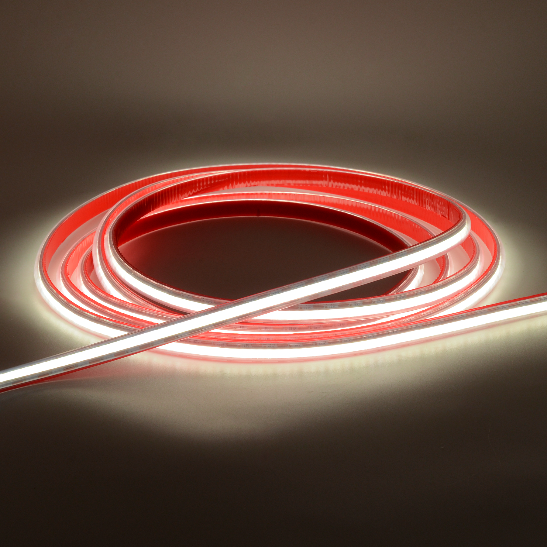  LED COB Strip Light, Seamless, 10M Reel, IP20/IP65, 24V, 1cm/Cut