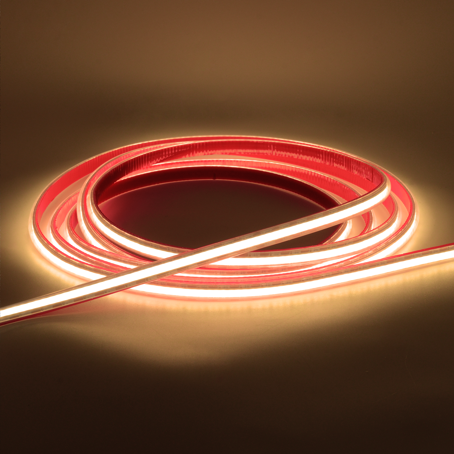  LED COB Strip Light, Seamless, 10M Reel, IP20/IP65, 24V, 1cm/Cut