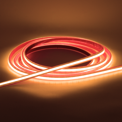  LED COB Strip Light, Seamless, 10M Reel, IP20/IP65, 24V, 1cm/Cut