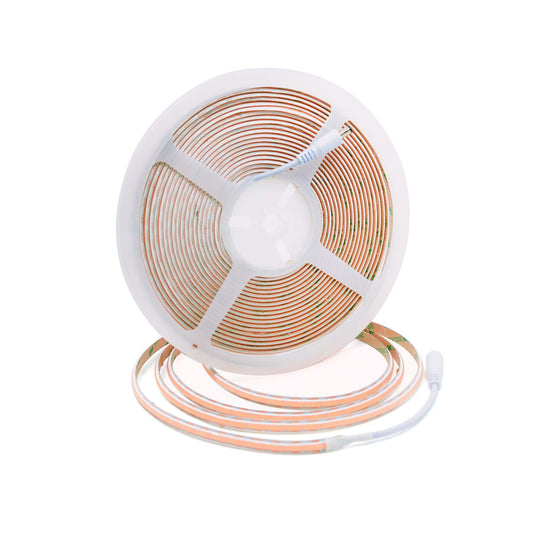  LED COB Strip Light, Seamless, 10M Reel, IP20/IP65, 24V, 1cm/Cut