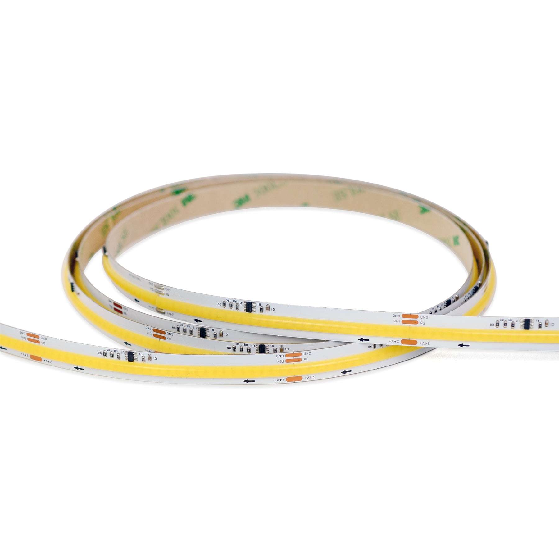  WS2811 COB Flowing Effect LED Strip Light, 24V, 5M Reel, IP20 | Dynamic Running Light