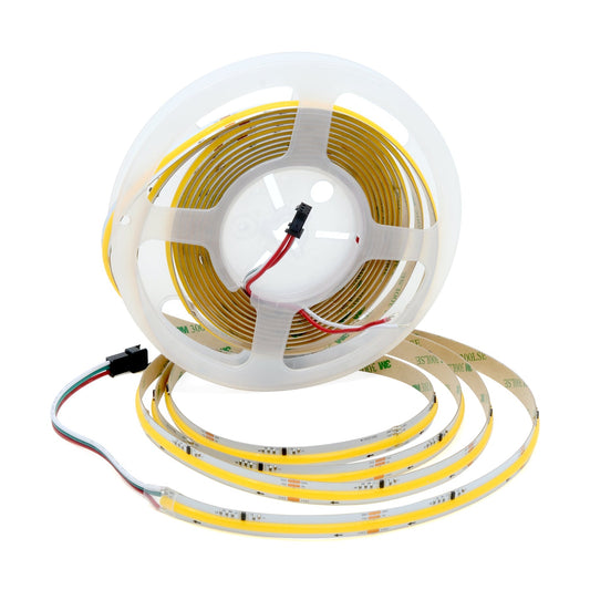  WS2811 COB Flowing Effect LED Strip Light, 24V, 5M Reel, IP20 | Dynamic Running Light