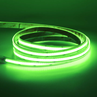  LED COB Strip Light, Seamless, 5M Reel, IP20/IP65, 24V, 10mm/12mm Wide, RGB